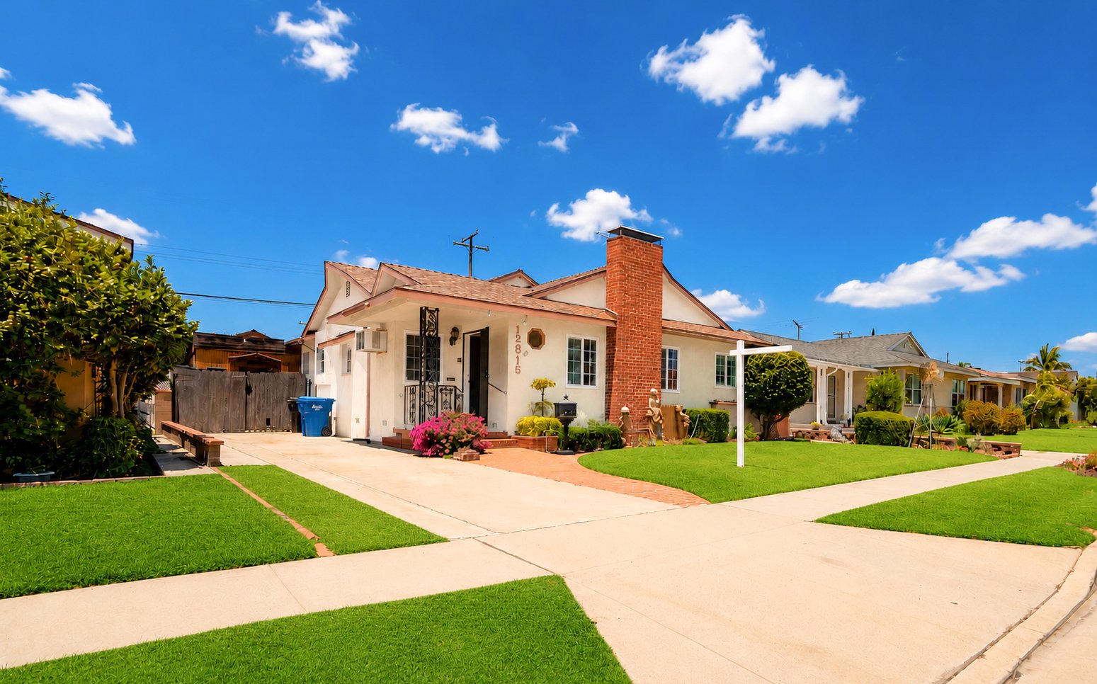 Front elevation after professional editing