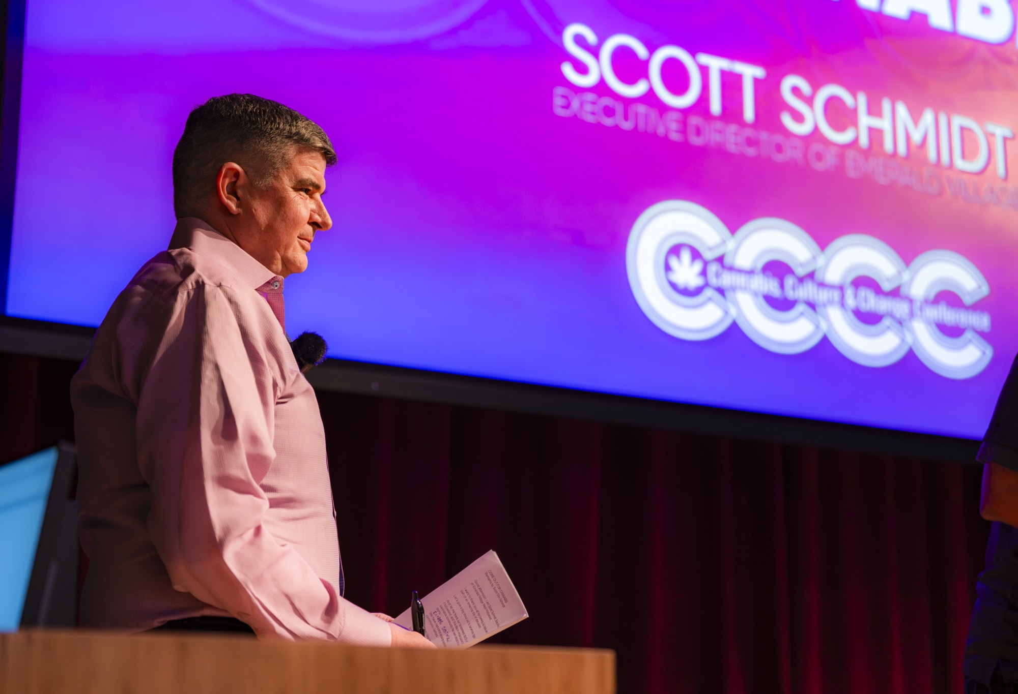 CCCC Conference — speaker on stage