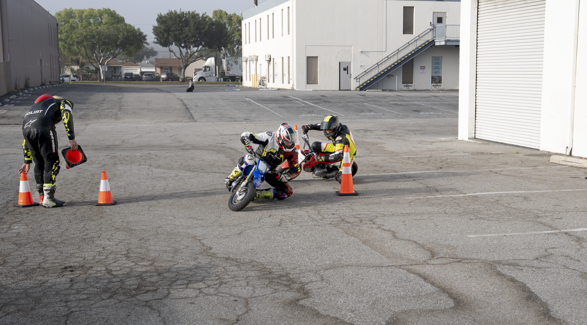 Rider in action